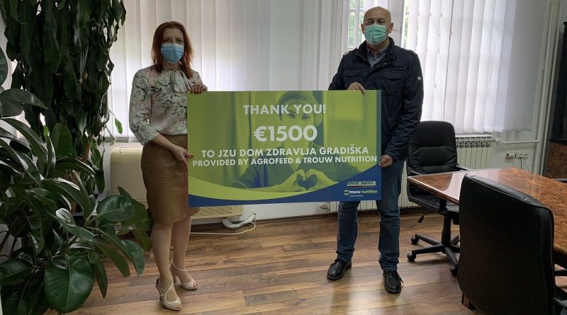 ЈЗУ „Дом здравља“ Градишка добио новчану донацију